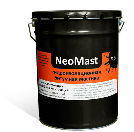Фото Неомаст (NeoMast) Гидроизоляционная мастика
