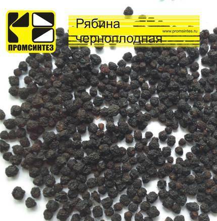 Фото Рябины черноплодной плоды сушеные, меш. 35 кг (Россия) НТ