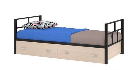 Фото Односпальная кровать Арга с ящиками