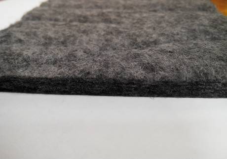 Фото Войлок иглопробивной грубошерстный серый 6мм, 2м