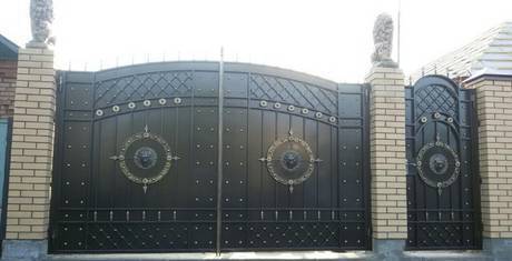 Фото Кованые ворота в Краснодаре