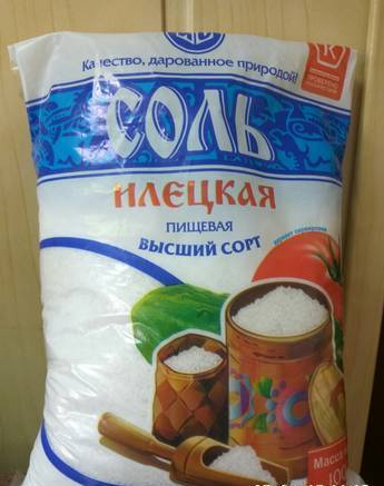 Фото Соль пищевая, фасованная по 1 кг (Илецк, Россия)