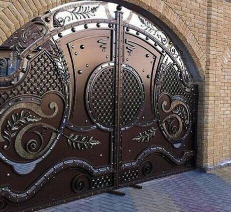Фото Кованые ворота художественные ворота