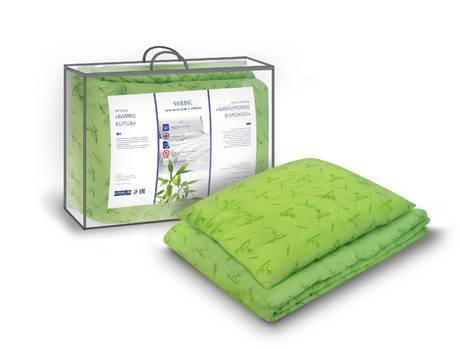 Фото Комплект Бамбук Одеяло подушка