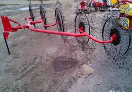 Фото Грабли ворошилки 5 колесные Турция