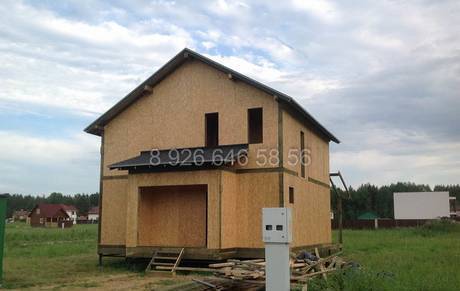 Фото Специальная цена на дом из сип панелей со сборкой на участке