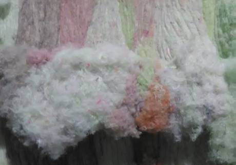 Фото Регенерированные цветные волокна
