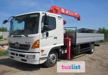 Фото Автоманипулятор Hino 500 (Хино) бортовой с КМУ Unic