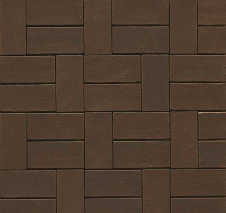 Фото Клинкер тротуарный коричневый "Мюнхен" классик( брусчатка)