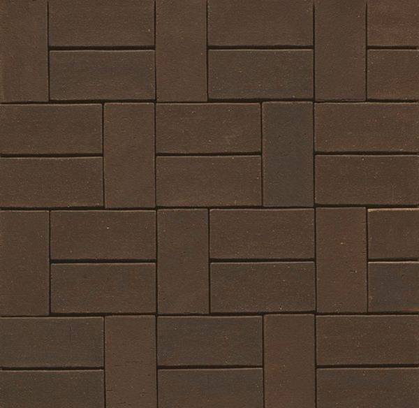 Фото Клинкер тротуарный "Мюнхен" коричневый RAUF Design. Акция.