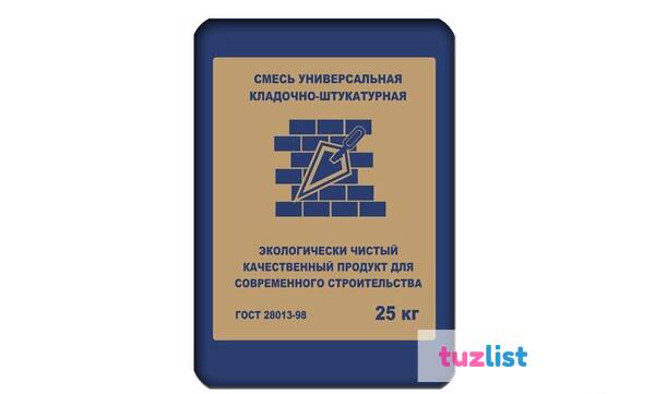 Фото Смесь универсальная, кладочно-штукатурная ( 25 кг )