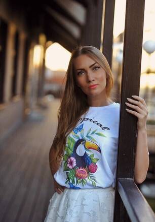 Фото Продам женские футболки с авторским принтом