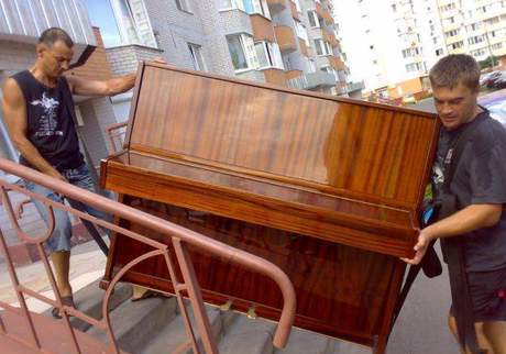Фото Перевозка подъем и спуск пианино в калининграде