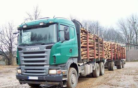 Фото Аренда ДАФ 430, 20 тонн, лесовоза шоссейного, полуприцепа