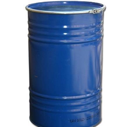 Фото Емкость Тара стальная с крышкой на обруч 100 литров, синяя
