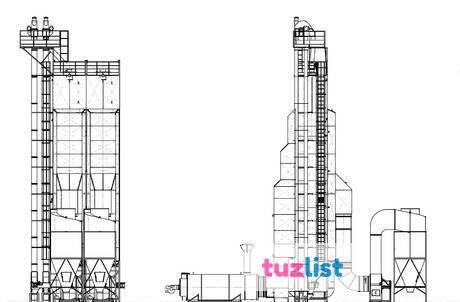 Фото Зерносушилка двухшахтная RIR-50У дизель, косвенный нагрев