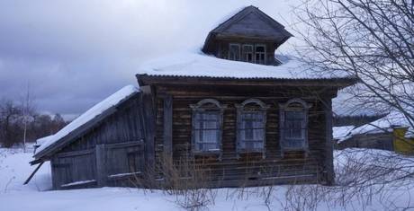 Фото Бревенчатый дом в тихой деревне, рядом с лесом, 200 км от МК