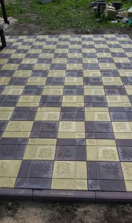 Фото Тротуарная плитка из бетона