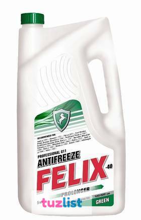 Фото Антифриз Professional Antifreeze FELIX® Prolonger G11 зел.