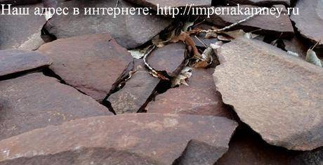 Фото Природный камень "Красная Фонтанка" Терракотовая