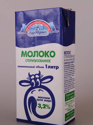 Фото Молоко Белорусское, стерилизованное
