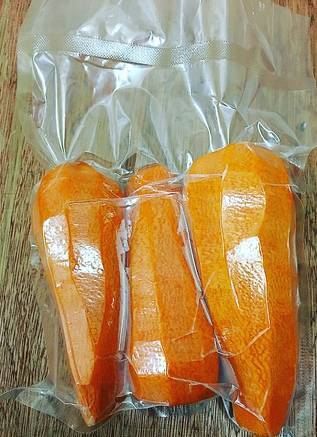 Фото Морковь в вакуумной упаковке