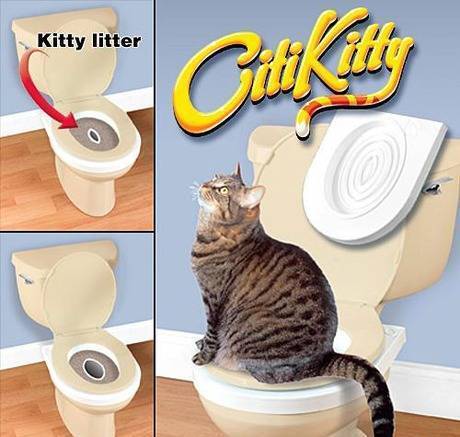 Фото Система приучения кошек к унитазу Citi Kitty