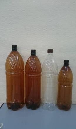 Фото Пэт бутылка 1,5 литра BPF Коричневая