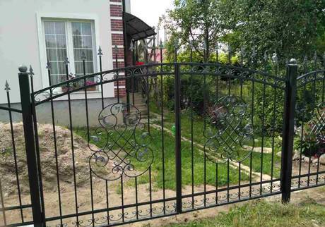 Фото Сварные, кованные металлические ворота