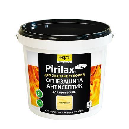 Фото Пирилакс-Люкс, 3,3 кг - огнебиозащита для древесины