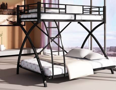 Фото Металлическая двухъярусная кровать "Виньола"