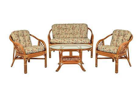 Фото Комплект мебели Гавана из ротанга (Темный мед)