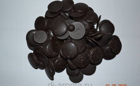 Фото Глазурь шоколадная чёрная в дисках, премиум класса