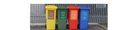 Фото Контейнеры для раздельного сбора мусора пластиковые