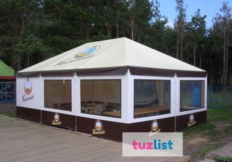 Фото Купить палатку для летнего кафе в Краснодаре