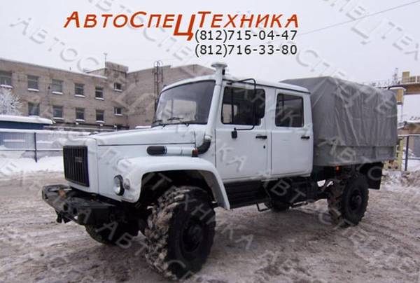 Фото Бортовой автомобиль ГАЗ-33088 Егерь-2 (тент, лебедка)
