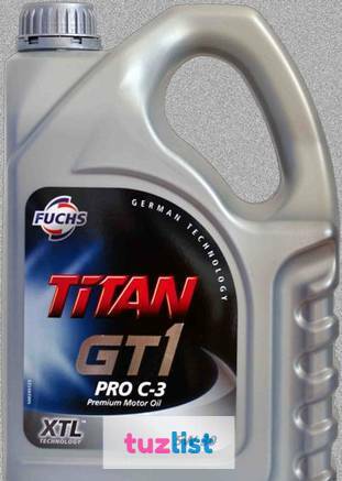 Фото FUCHS TITAN GT1 PRO C-3 5W-30 4l