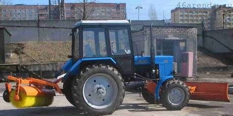 Фото Аренда и услуги трактора-щётки в Курске