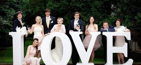 Фото Буквы для свадьбы