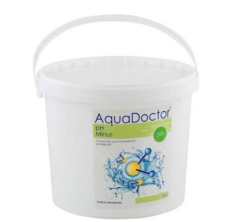 Фото Химия для бассейна Аквадоктор/AquaDoctor pH Minus (5 кг)