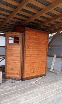 Фото Туалет деревянный для дачи