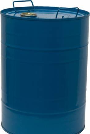 Фото Емкость Тара стальная с пробкой на 50 литров, синяя