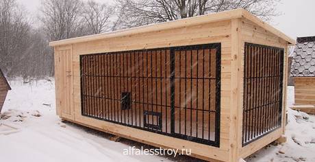 Фото Вольер для собаки Ивар 2,3х5,8 с увеличенными решетками