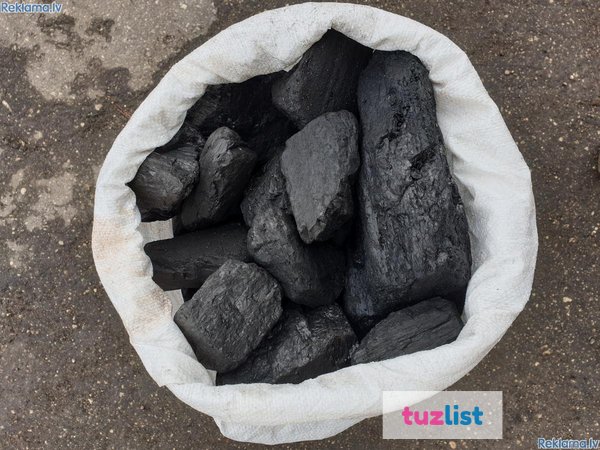 Фото Уголь в Мешках фасованный по 50 кг и Навалом от 1 тонны