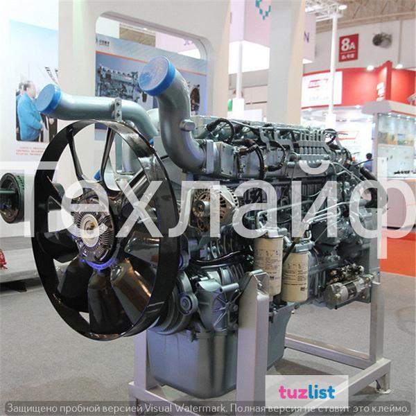 Фото Двигатель Weichai WD615.38 Евро-3 на самосвал North Benz 8x4 ND3138K