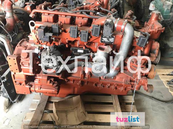 Фото Двигатель газовый Yuchai YC6MK375N-50 на КамАЗ 65116