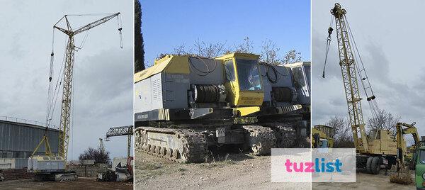 Фото Аренда монтажных краны МКГ на гусеничном ходу гп 25 - 40 тонн в Крыму и Севастополе.