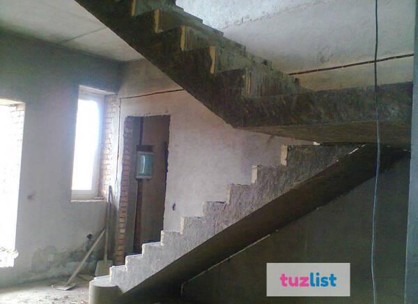 Фото Монолитные железо-бетонные лестницы
