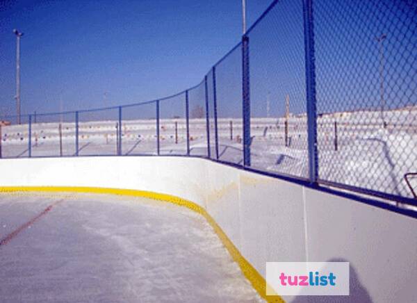 Фото Корт хоккейный 12мм 40х20 с радиусом закругления R=7