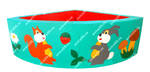 фото Сухой бассейн угловой с аппликацией детский